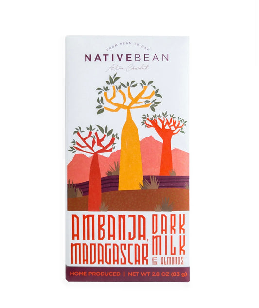 Native Bean Madagascar Dark Milk With Almonds