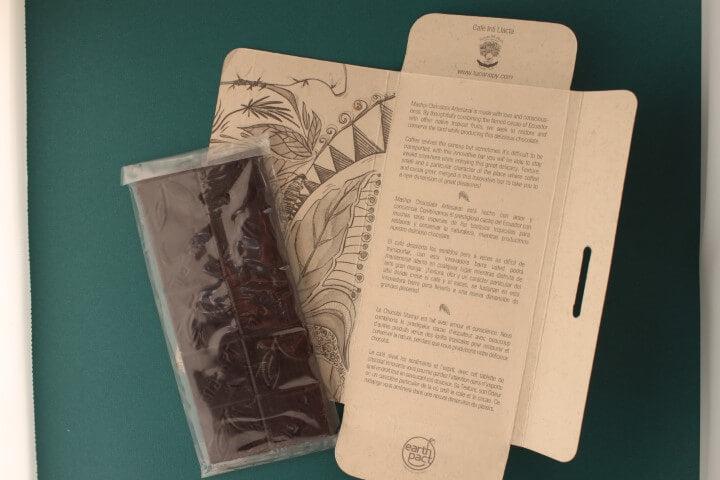 Mashpi Chococafe: coffee chocolate bar, Ecuador