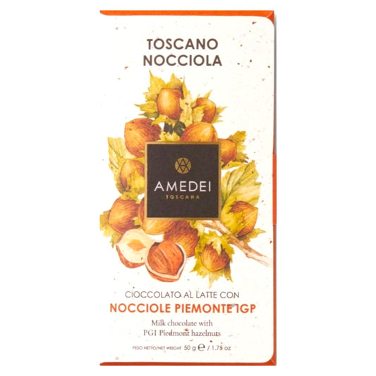 Amedei Toscano Nocciola Milk Chocoloate With Hazelnut