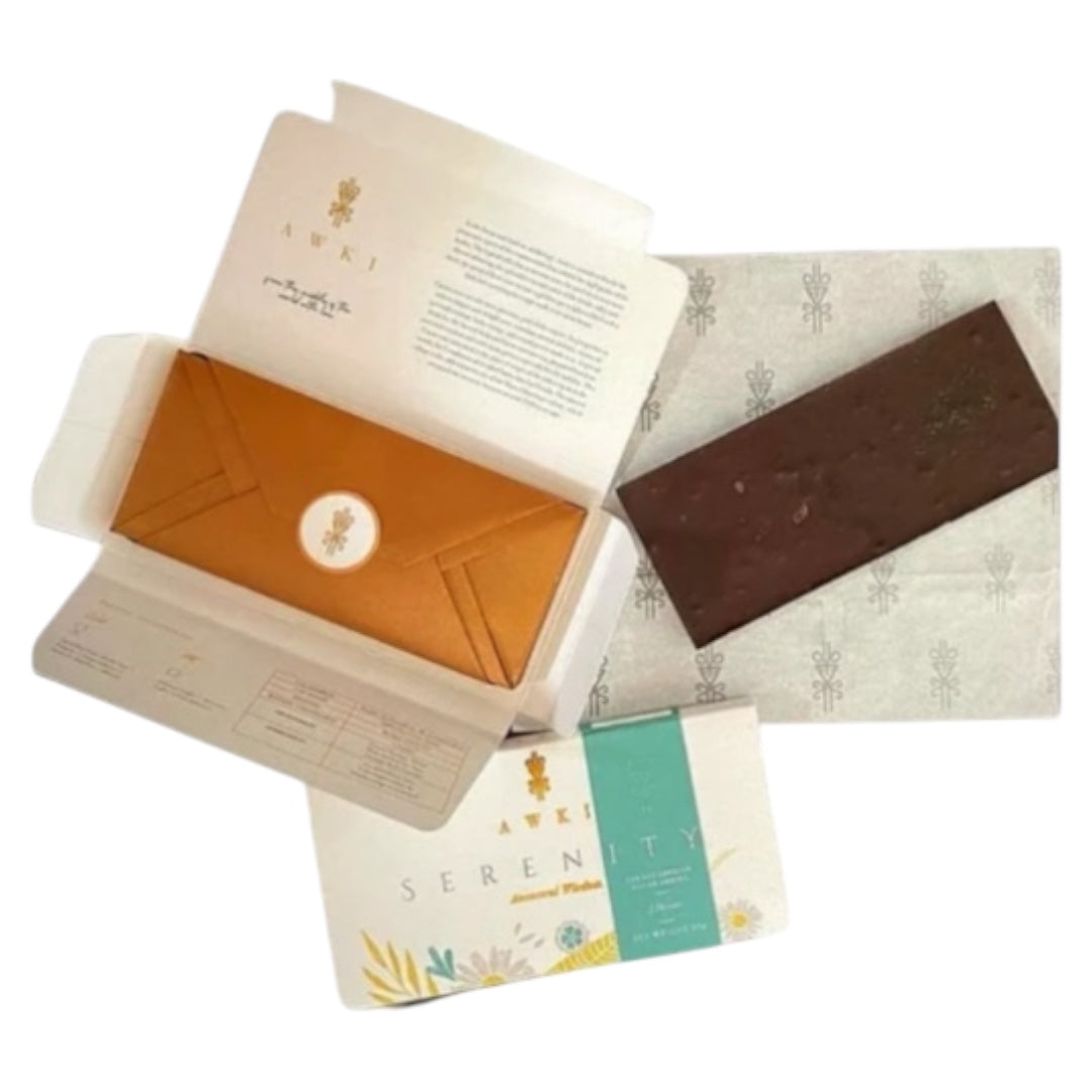 AWKI 75% Serenity bar, 2 flavors