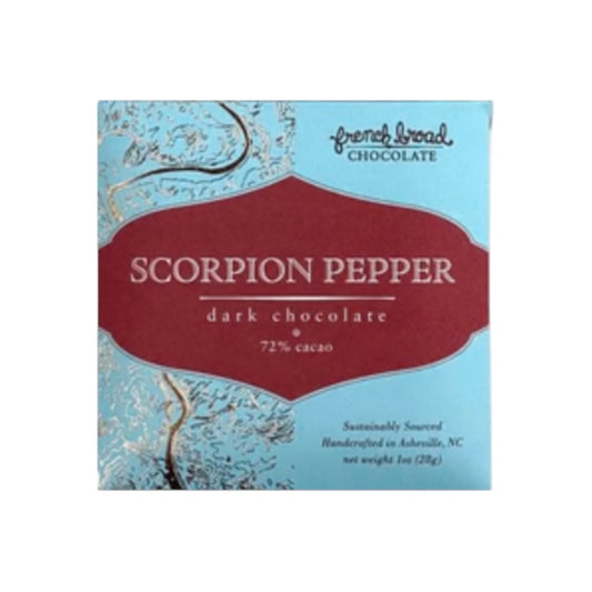 French Broad Chocolate Scorpion Pepper 72% Minibar