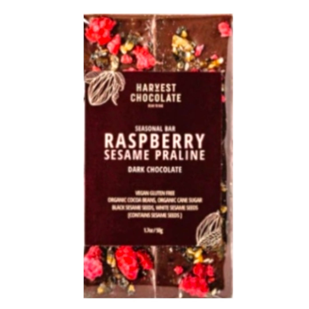 Harvest Craft Chocolate Raspberry Sesame Praline