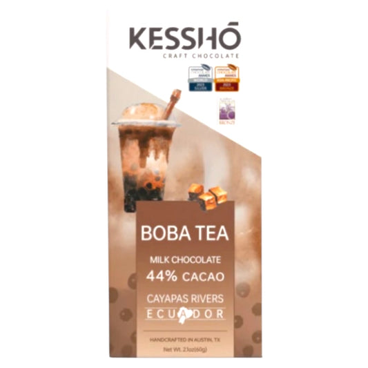 Kessho Craft Chocolate Boba Tea Milk Chocolate