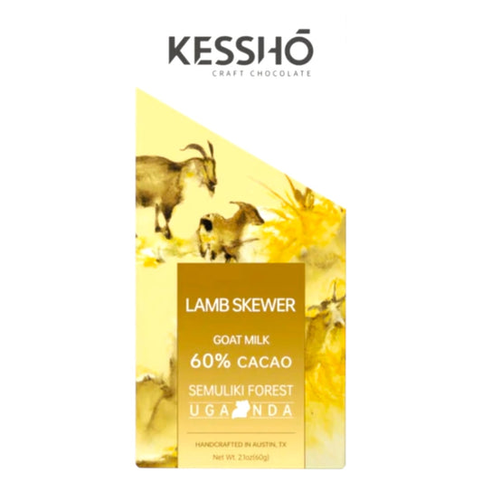 Kessho Craft Chocolate Lamb Skewer Milk Chocolate, Uganda, Semuliki Forest