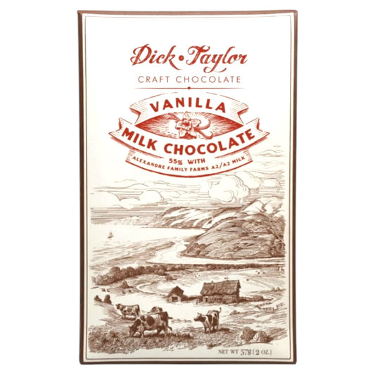 Dick Taylor Craft Chocolate 55% Dark Vanilla Milk Chocolate, Brazil