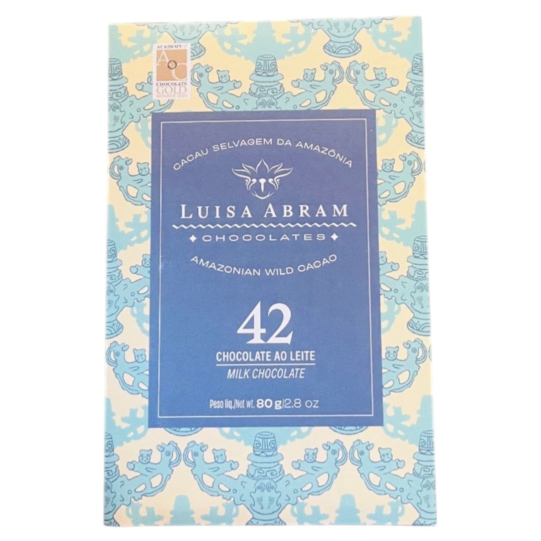 Luisa Abram 42% milk Amazonian wild cacao