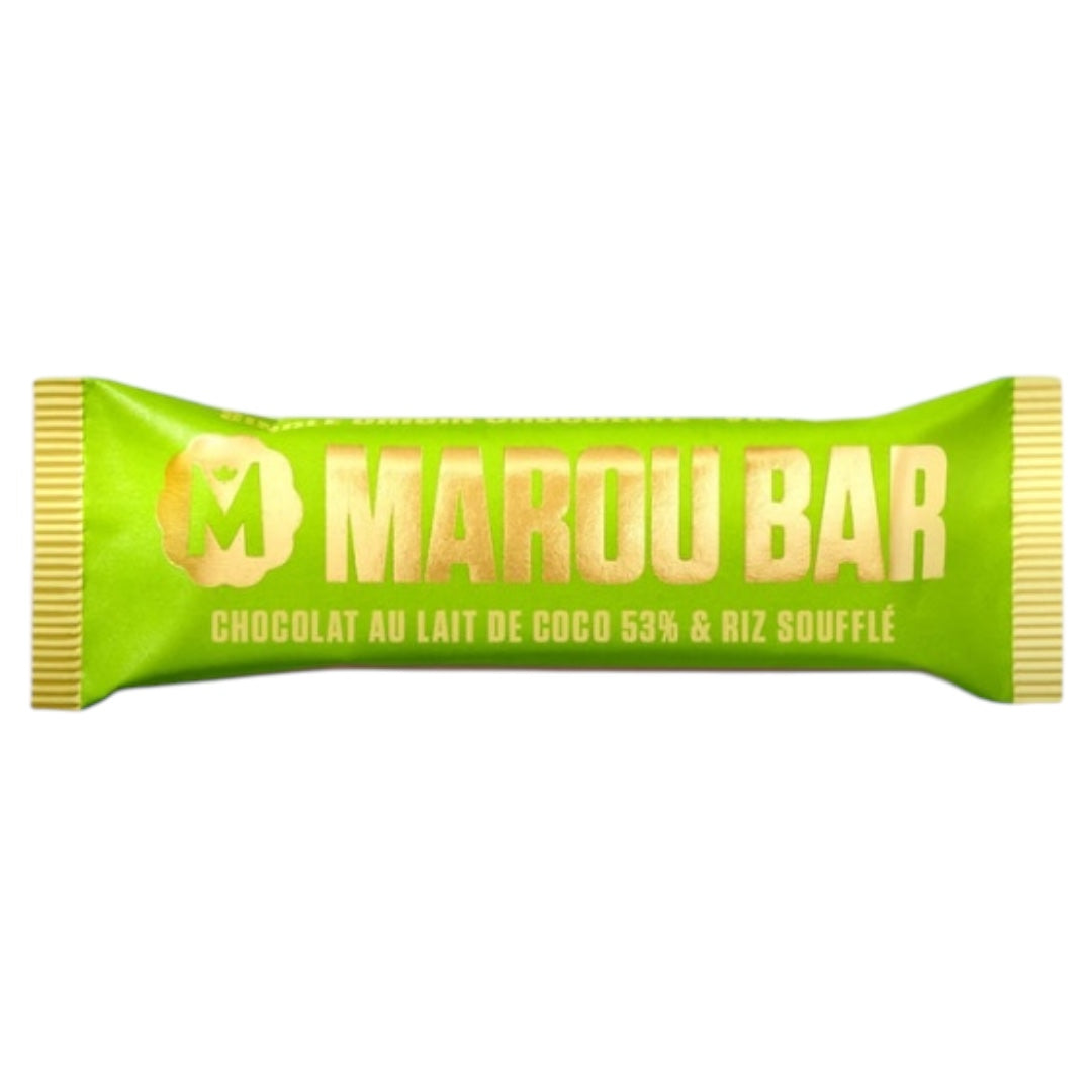 Marou chocolate Snack Bar 53% Coconut Milk & Puffed Rice