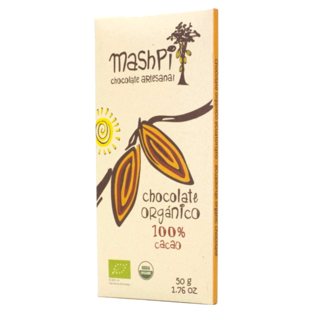 Mashpi 100% chocolate bar, Ecuador