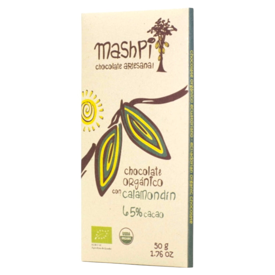 Mashpi 65% dark calamondin chocolate bar