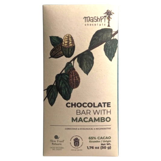 Mashpi 65% Dark Chocolate With Macambo