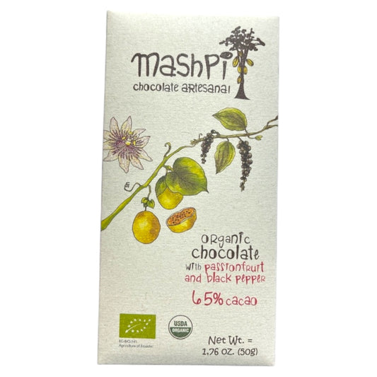 Mashpi 65% Dark With Passionfruit And Black Pepper
