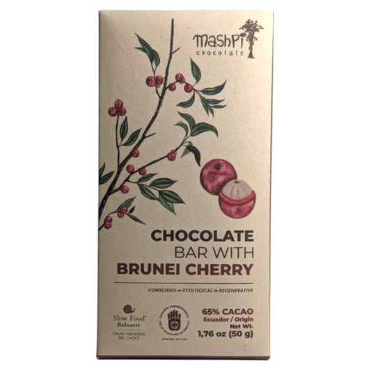 Mashpi Brunei Cherry 65% Dark Chocolate
