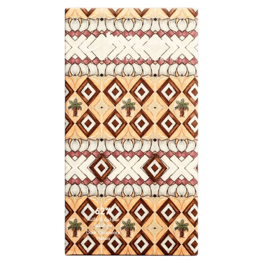 Mirzam Halwa Dark Chocolate with Crunchy Saffron and Rose Brittle 62%