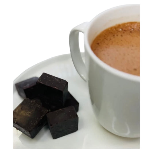 Organic House Drinking Chocolate: 70% Thailand Whole Oranges & Maple Sugar