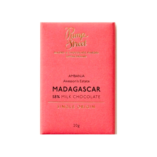 Pump Street 58% Madagascar Milk Chocolate Mini Bar