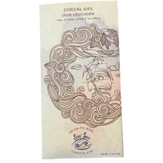 River Sea Chocolate 64% dark chocolate, Zorzal, Dominican Republic