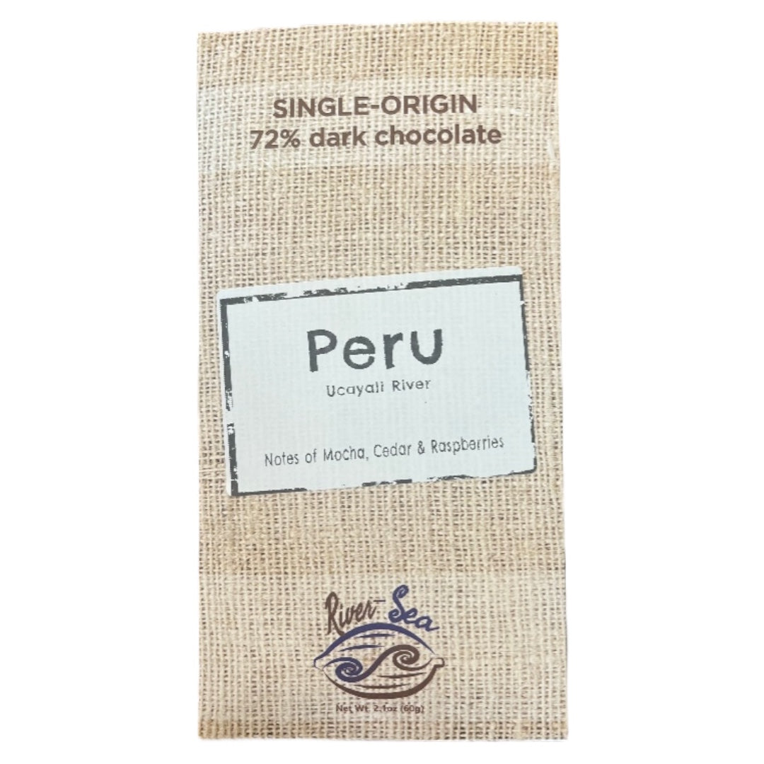 River Sea Chocolate 72% dark chocolate, Peru Ucayali River