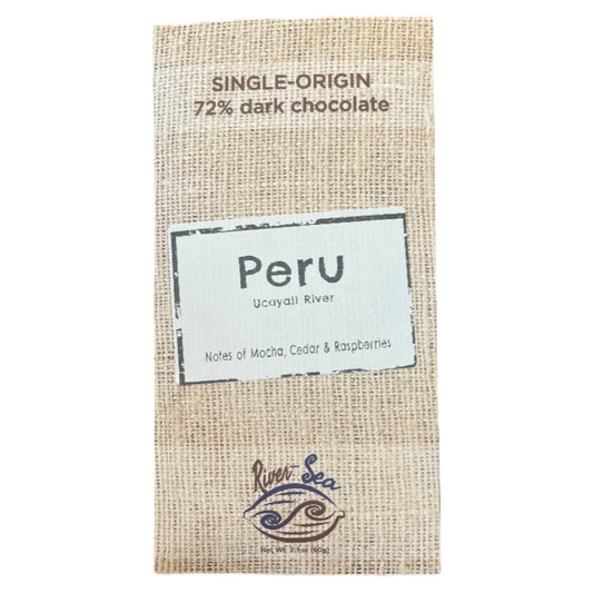 River Sea Chocolate 72% dark chocolate, Peru Ucayali River