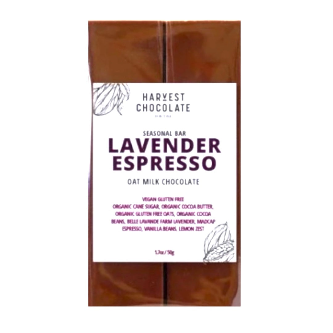 Harvest Craft Lavender Espresso Milk Chocolate Bar