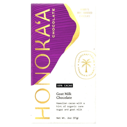 Honoka’a 55% Goat Milk Chocolate Hawaiian Bar