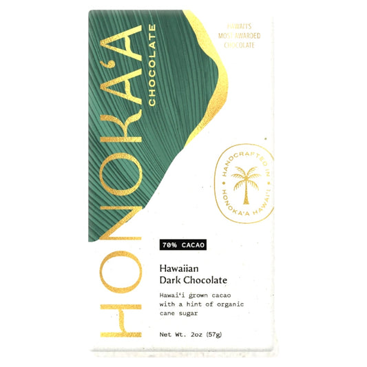 Honoka’a Hawaiian 70% Dark Chocolate Bar