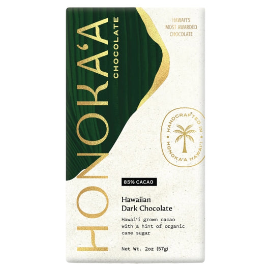 Honoka’a Hawaiian 85% Dark Bar