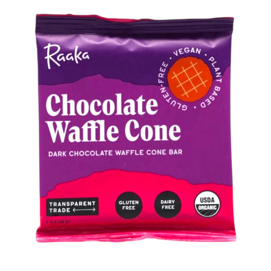 Raaka Dark Chocolate Waffle Bar
