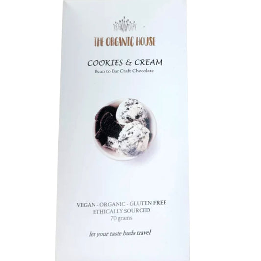 Organic House Cookies & Cream 55% Oat Milk Bar
