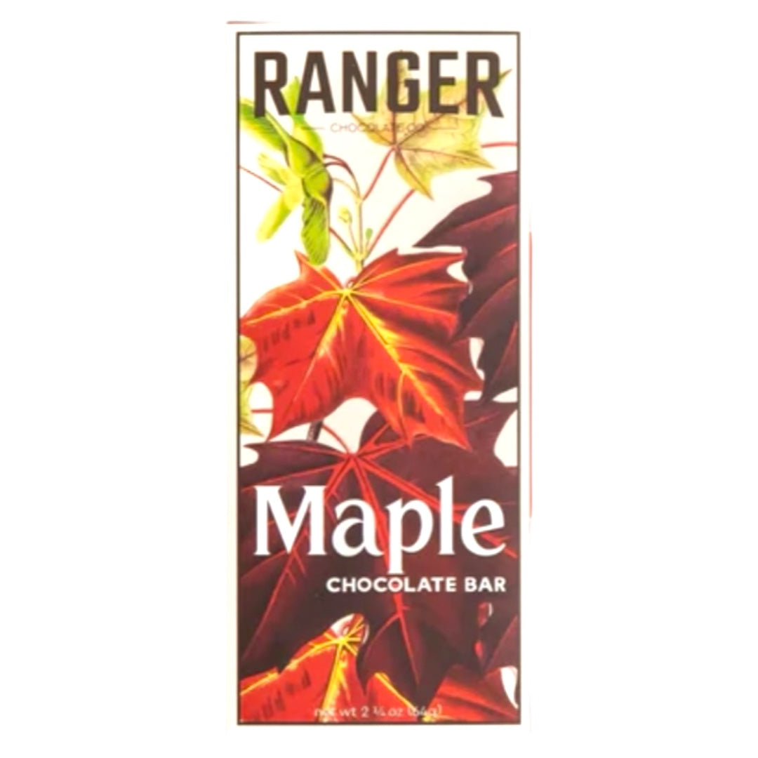 Ranger Chocolate Co. 66% Dark Chocolate Sweetened With Maple Sugar