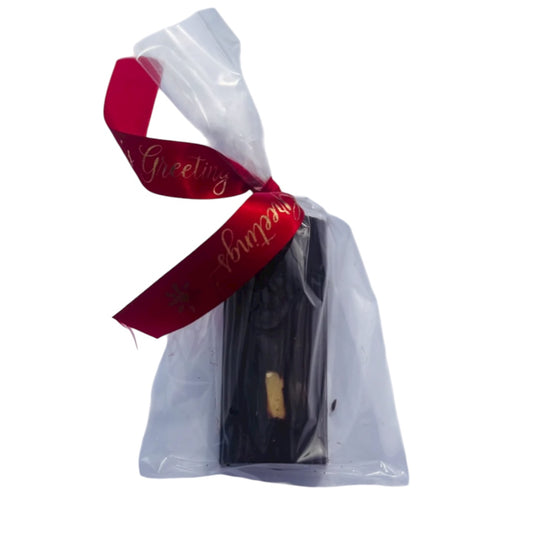 2025 Christmas Organic House Yule Log 70% Dark Chocolate With Nuts And Fruit