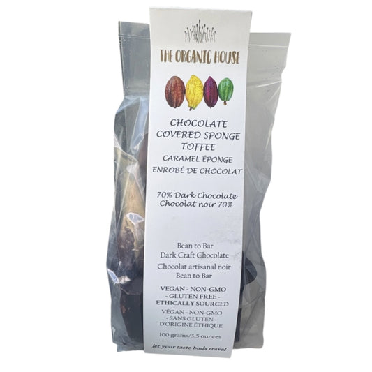 2026 New Organic House Chocolate Covered Sponge Toffee 70%