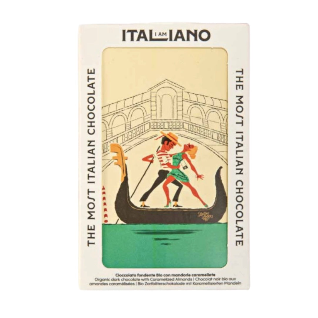 2026 PRESALE CHRISTMAS 20% Off (with code PRESALE at checkout), I am Italiano Organic Dark Chocolate with Almond Praline