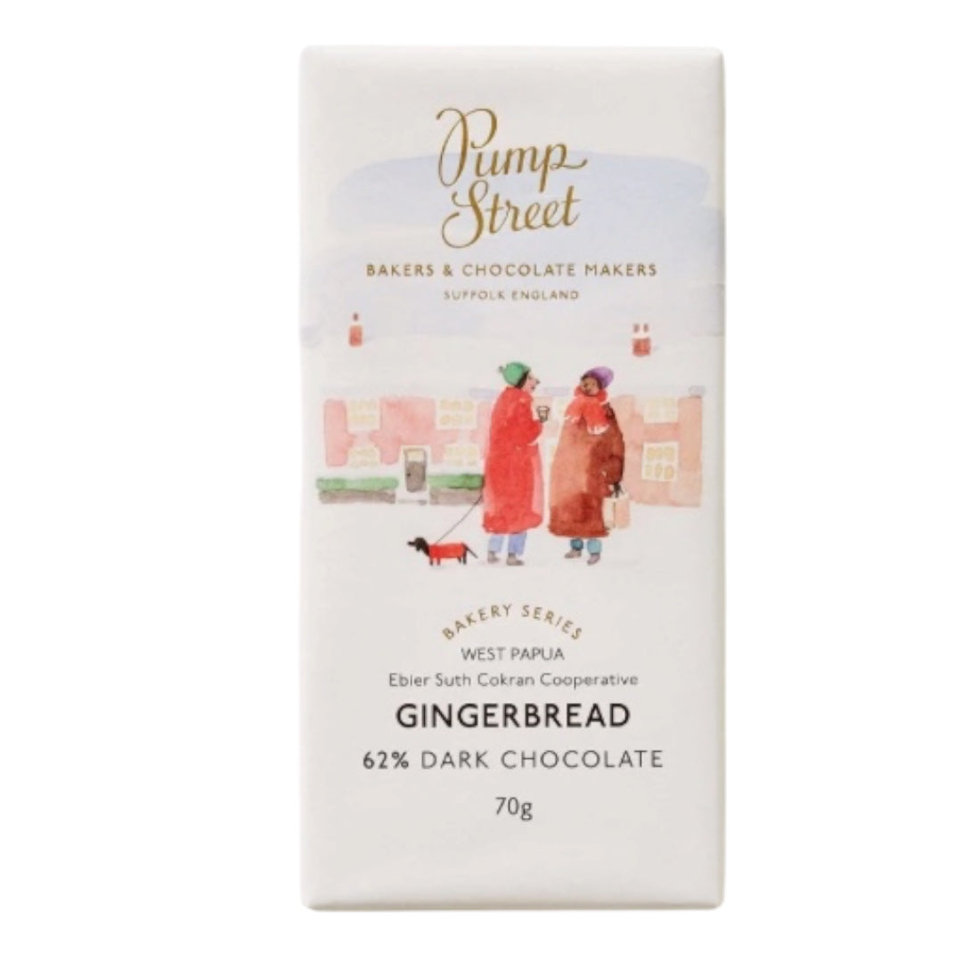 2026 PRESALE CHRISTMAS 20% Off (with code PRESALE at checkout), Pump Street 62% gingerbread dark chocolate