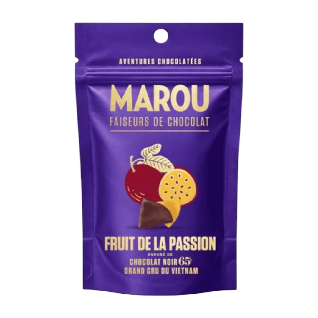 2026 PRESALE CHRISTMAS 20% Off (with code PRESALE at checkout), Marou Passionfruit Coated in Dark Chocolate Pouch,