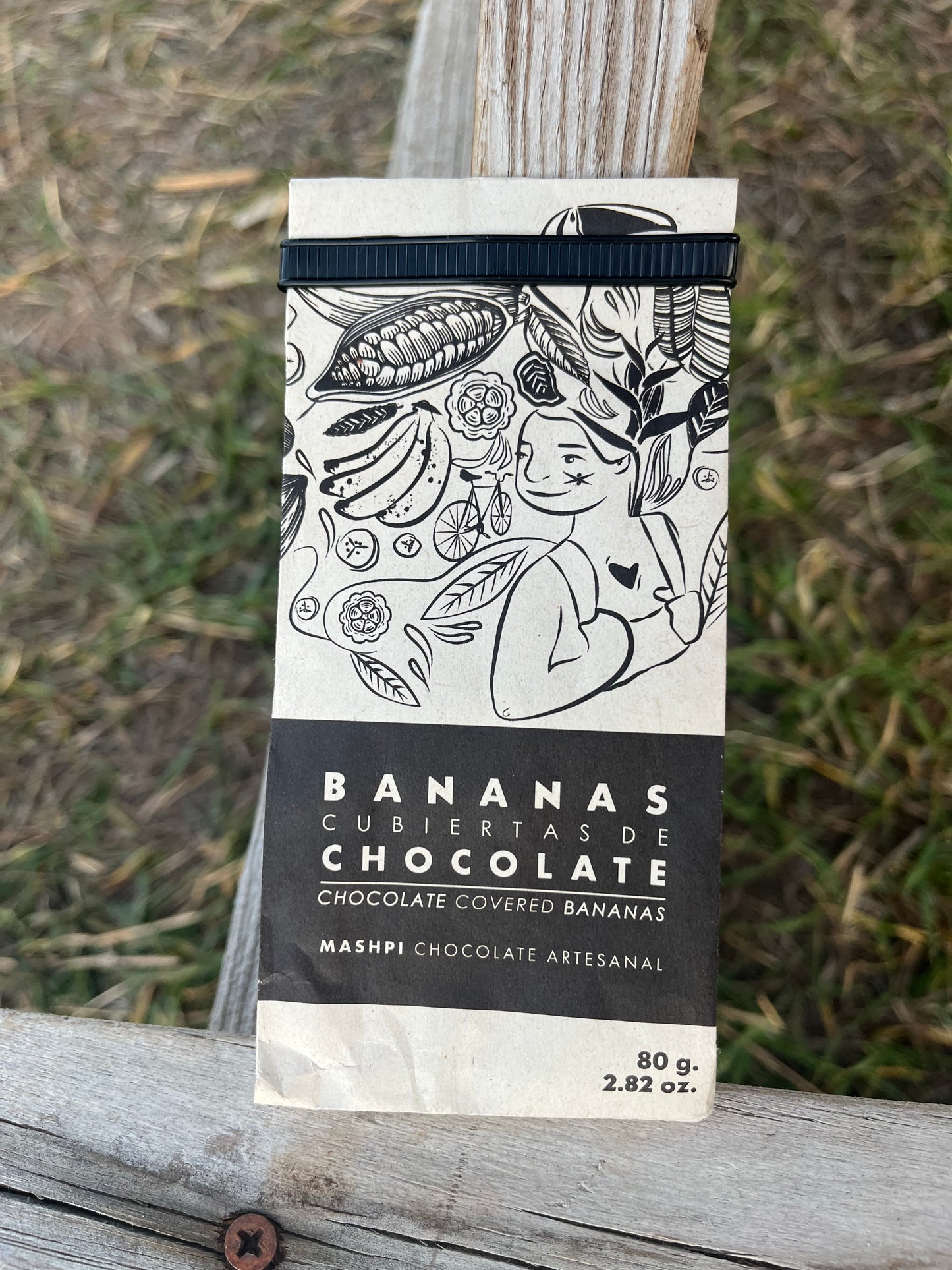 Mashpi chocolate covered bananas