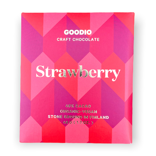 Goodio 49% Vegan Strawberry Bar