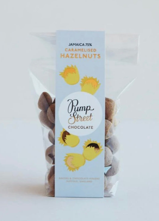 2024 EASTER & SPRING COLLECTION Pump Street Jamaica 75% Caramelised Hazelnuts