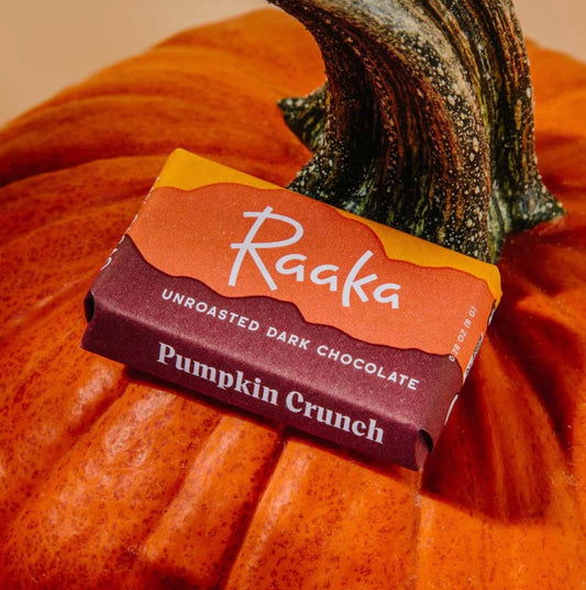 Raaka mini pumpkin crunch bar