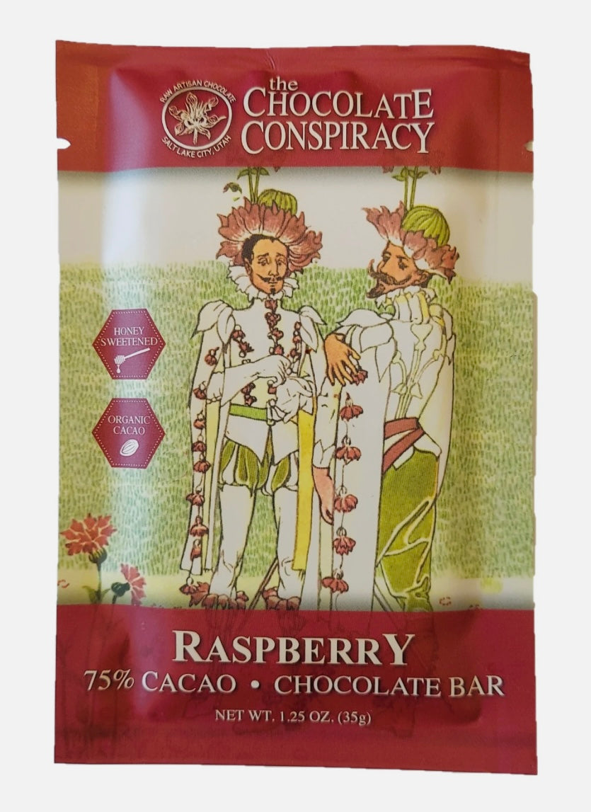 Chocolate Conspiracy honey sweetened dark raspberry