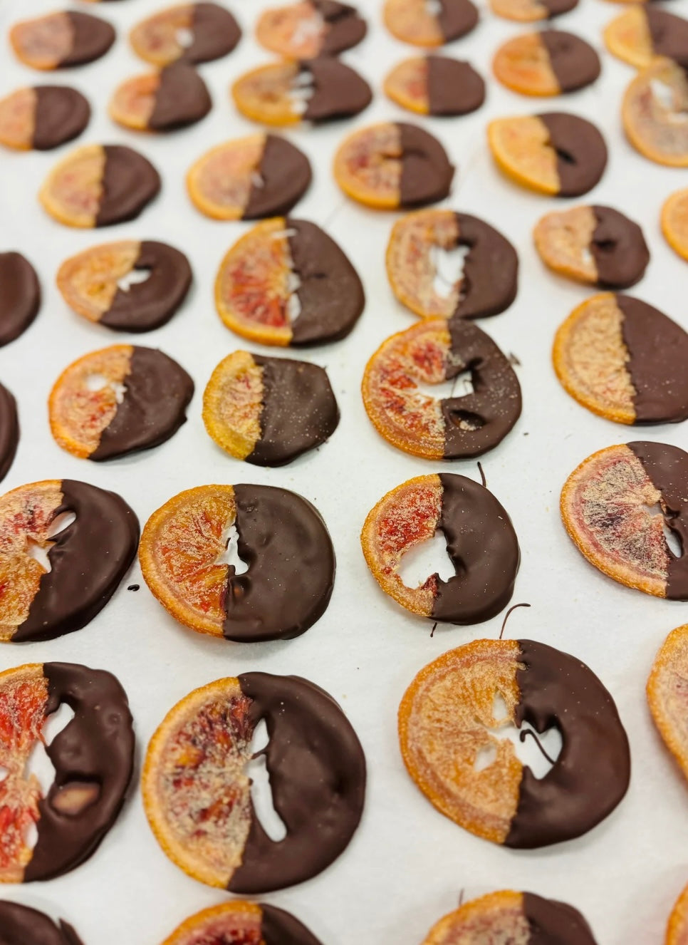 2024 SPRING COLLECTION The Organic House Chocolate Covered Candied Oranges, gluten & dairy free, refined sugar free