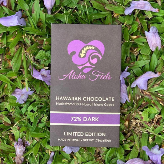 Aloha Feels 72% DARK HAWAIIAN CHOCOLATE