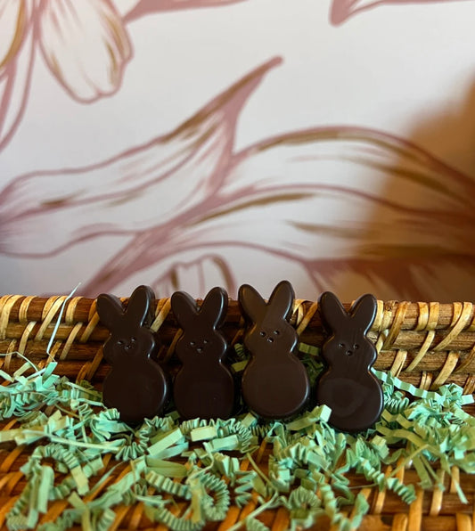 Harvest Craft Chocolate Mini Dark Chocolate Bunnies, vegan & gluten free