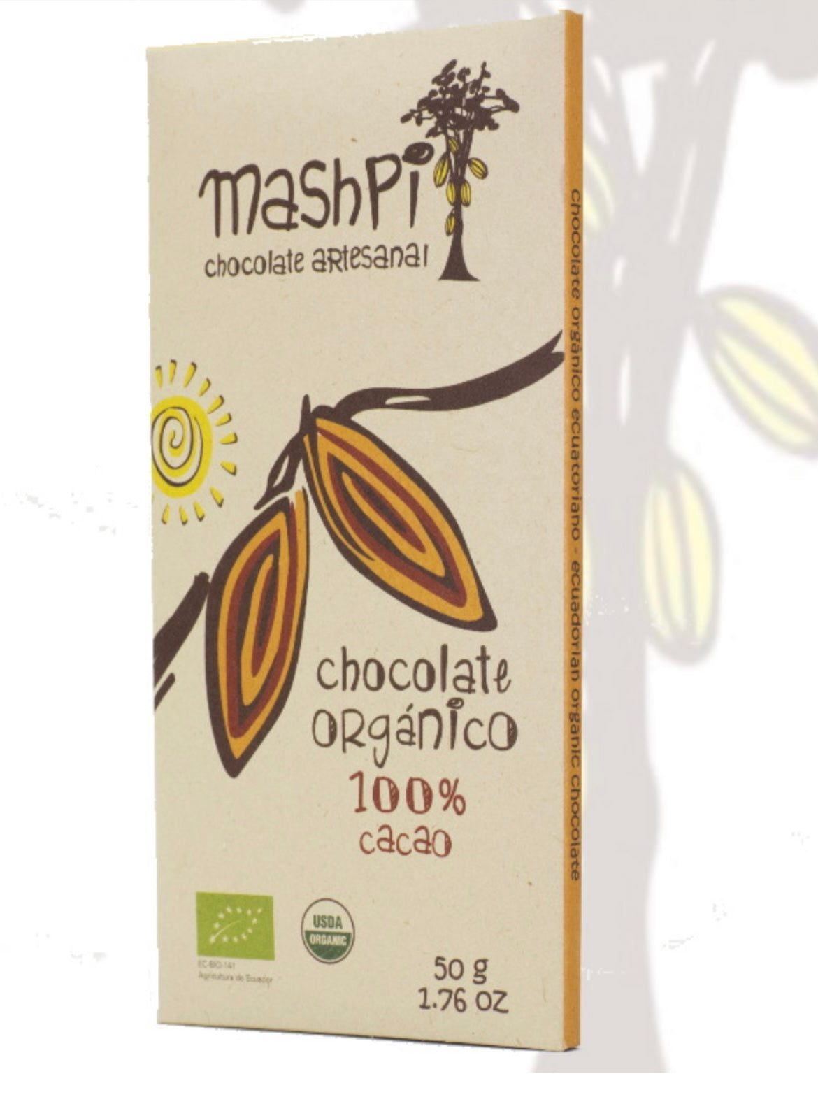 Mashpi 100% chocolate bar, Ecuador