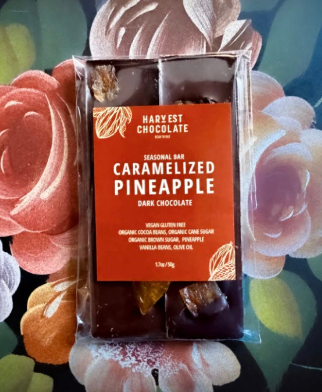 2024 NEW Harvest Craft Chocolate VEGAN carmelized pineapple bar
