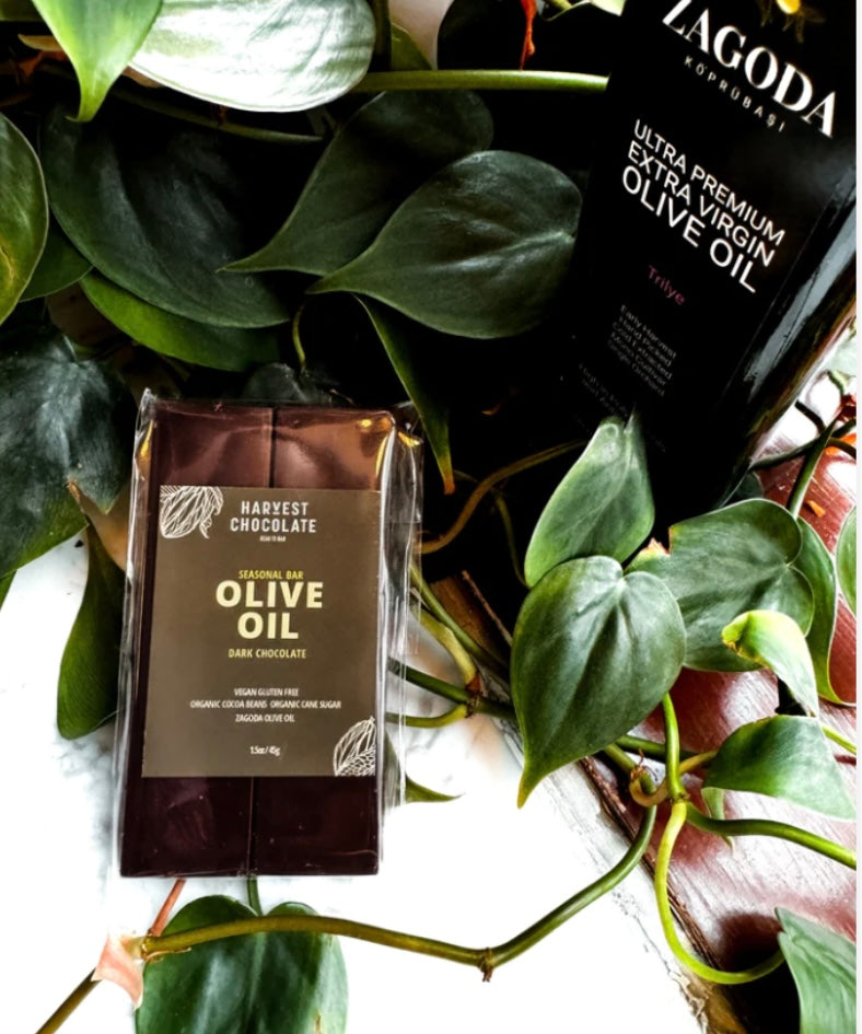2024 NEW Harvest Chocolate: Olive Oil Dark Chocolate bar