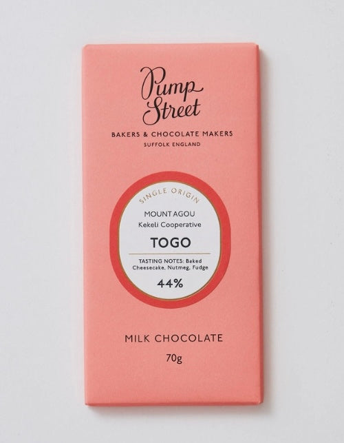 2024 EASTER & SPRING COLLECTION Pump Street Chocolate 44% Milk Chocolate, Togo
