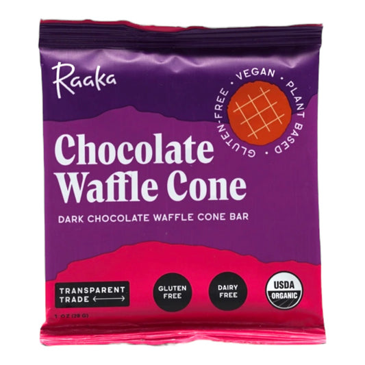 Raaka Dark Chocolate Waffle Bar