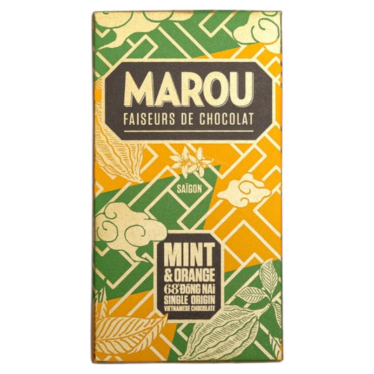 2025 Christmas Marou Mint and Orange 68%