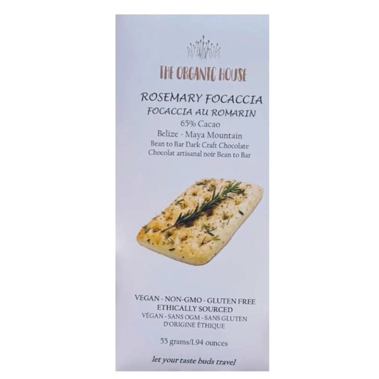 2026 New Organic House Rosemary Focaccia- 65% Belize Maya Mountain
