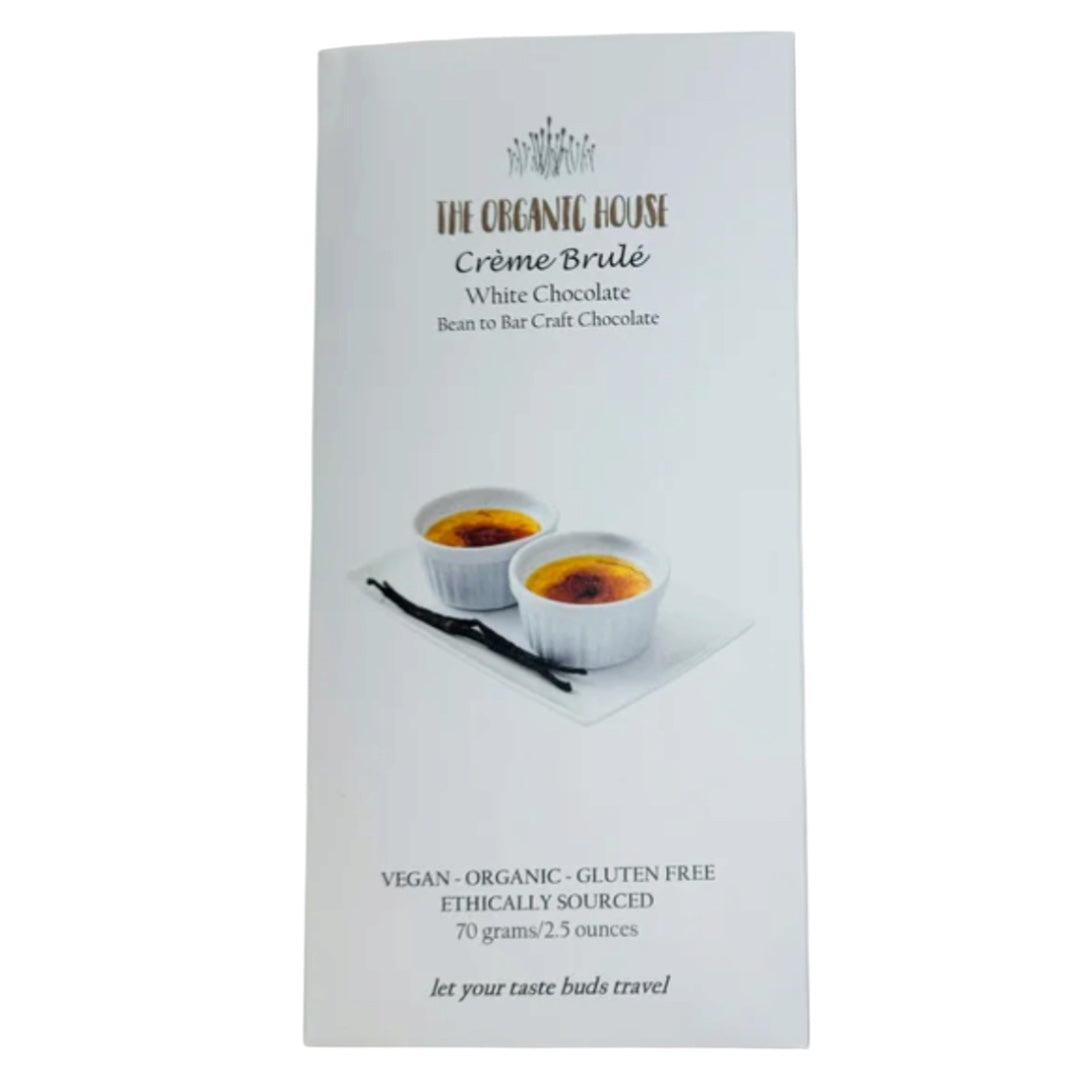 Organic House White Chocolate Crème Brûlée